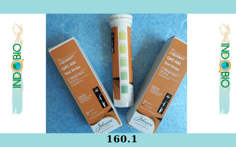 Test nhanh BKC (benzalkonium chloride) trong diệt khuẩn 160.1 Johnson, thang đo 0-400 ppm
